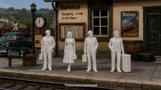 4 Zivile Reisende aus Resin – Epoche 1940er–1950er Jahre