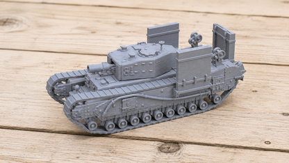Churchill Mk III "Petard" Mörser und Deep Wading Ausrüstung