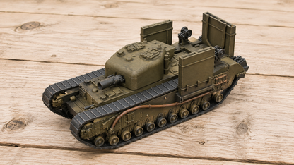Churchill Mk IV "Petard" Mörser und Deep Wading Ausrüstung
