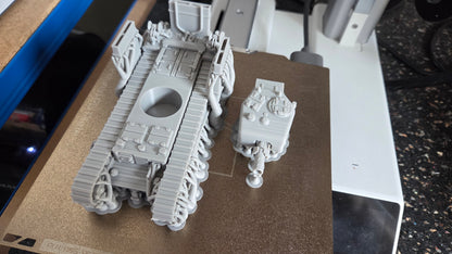 Churchill Mk IV "Petard" Mörser und Deep Wading Ausrüstung
