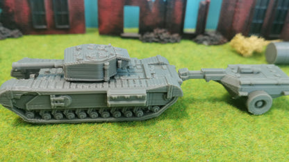 Churchill Flammpanzer "Crocodile" mit Anhänger