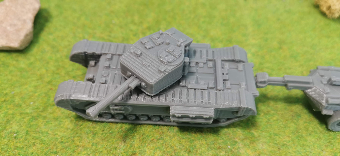 Churchill Flammpanzer "Crocodile" mit Anhänger