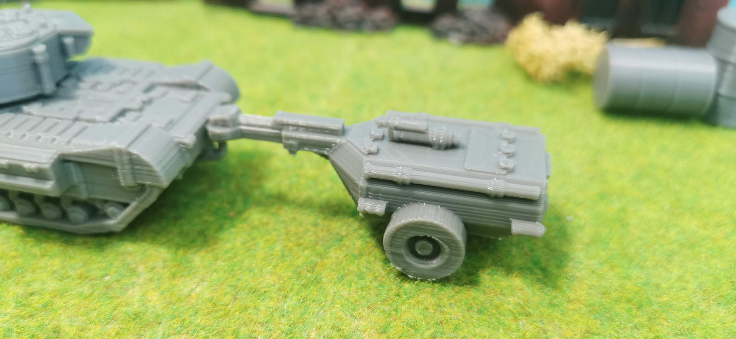 Churchill Flammpanzer "Crocodile" mit Anhänger