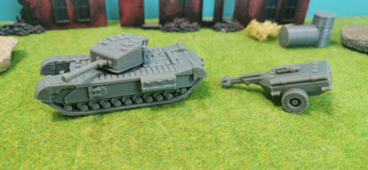 Churchill Flammpanzer "Crocodile" mit Anhänger