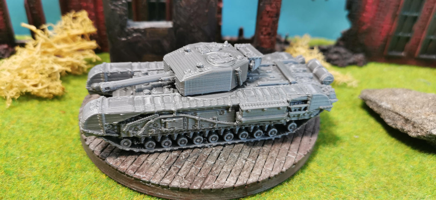 Churchill IV Applique Armor 75mm