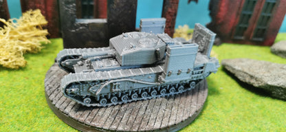 Churchill IV "Wading" mit kurzer 6 Pfünder Kanone