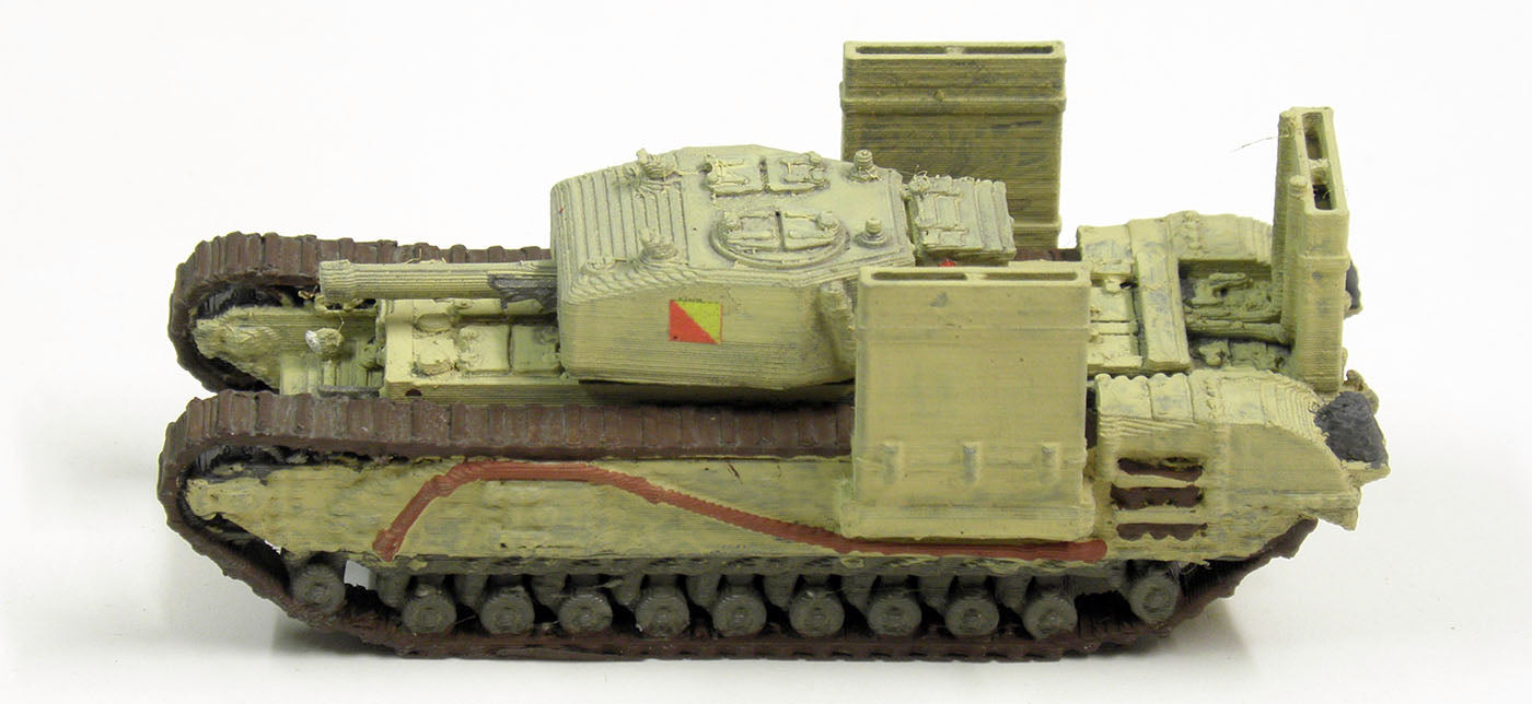 Churchill IV "Wading" mit kurzer 6 Pfünder Kanone