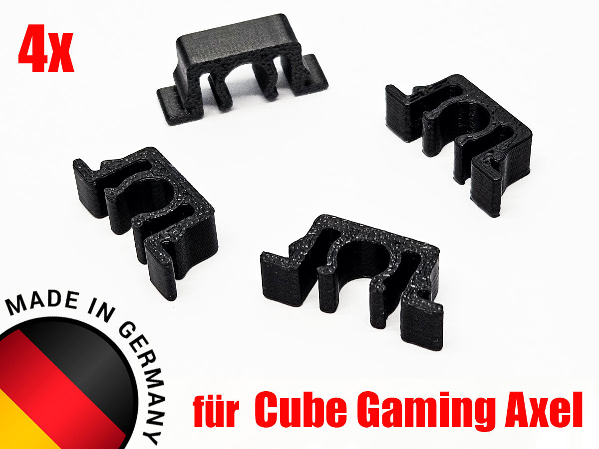 4x Halteclip Halterung Clip passend für Cube Gaming Axel Seitenblende