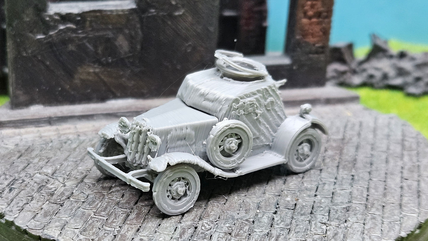 D12 sowjetischer Panzerwagen "offene Luke"