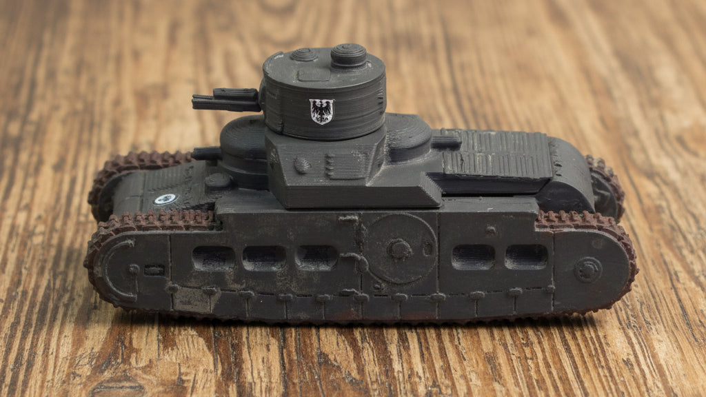 Sturmpanzerwagen Oberschlesien "Konzept 2" deutscher WW1 Panzer