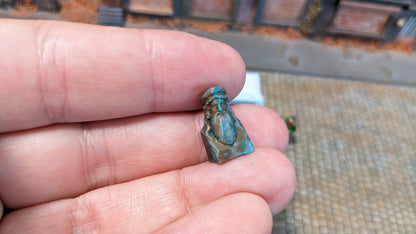 "Leonardo DaVinci" Büste Denkmal Bronze Kupfer - Spur H0 (1:87)