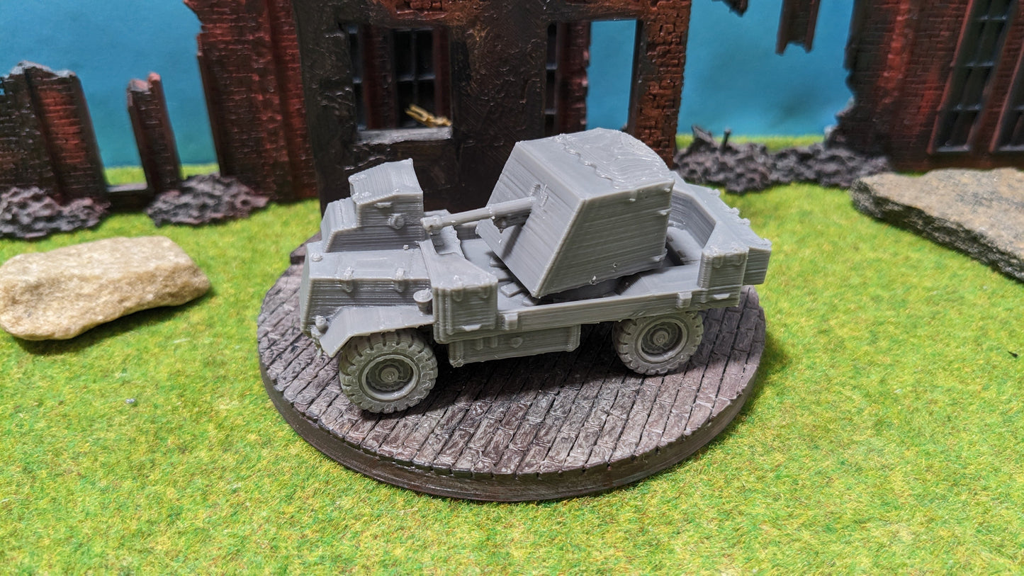 AEC Mk I "Deacon" Radpanzer mit 6-Pfünder-PaK