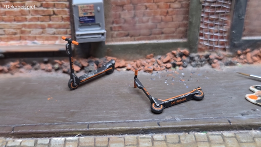 2x E-Scooter Resin  Roller Stadt Bike