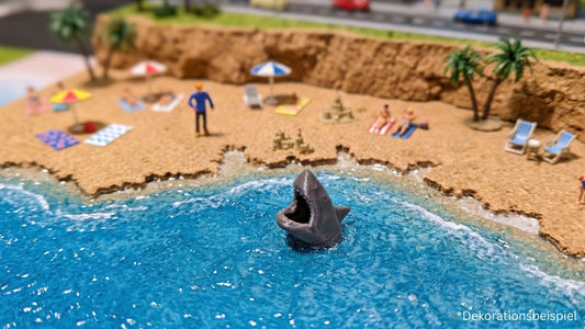 Großer Weißer Hai "Attacke"  für Strand Diorama