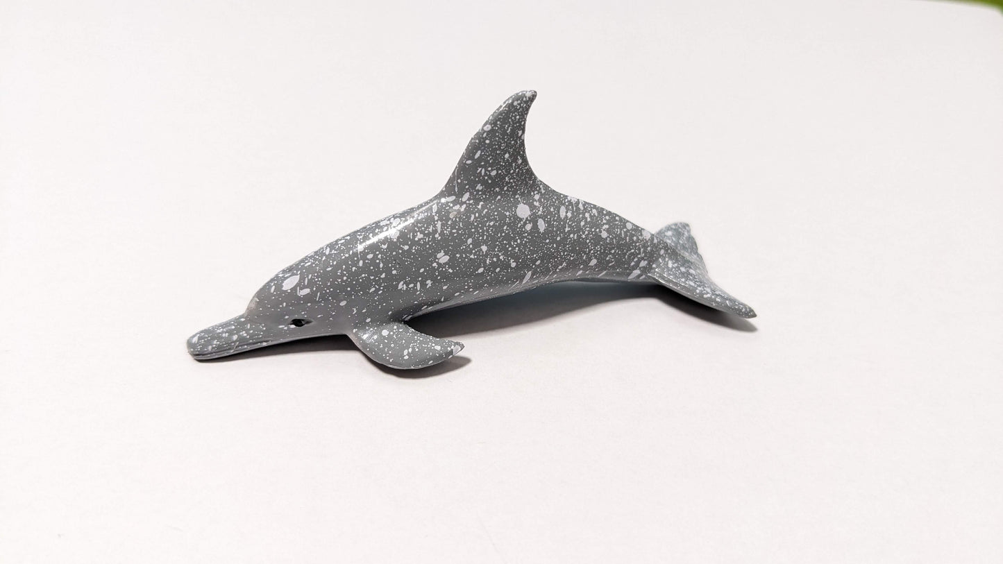 Delphin Delfin Wasser Modell Tier Figur 1:35 / 1:32 (Spur) - bemalt