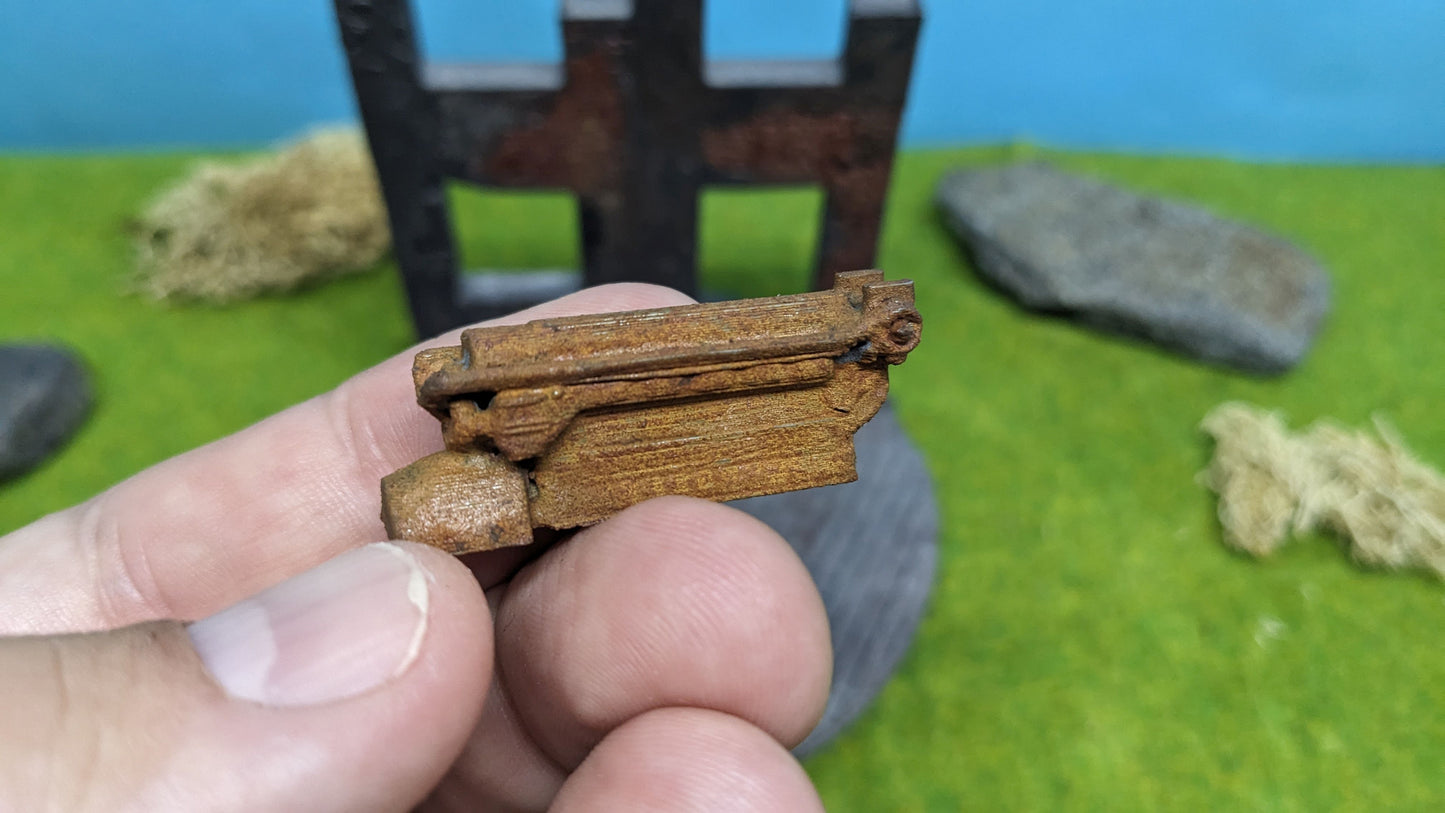 Dieselmotor / Schiffsdiesel als Ladegut (wahlweise im Rostlook)