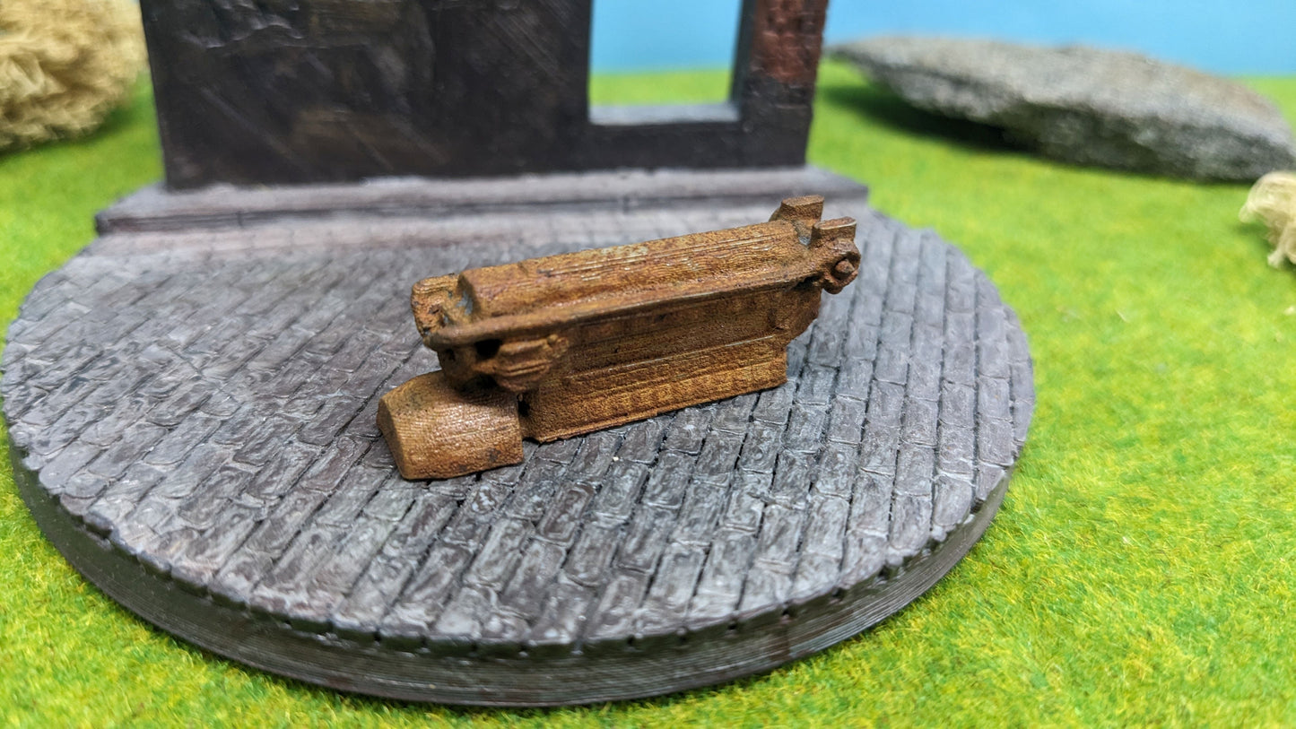 Dieselmotor / Schiffsdiesel als Ladegut (wahlweise im Rostlook)