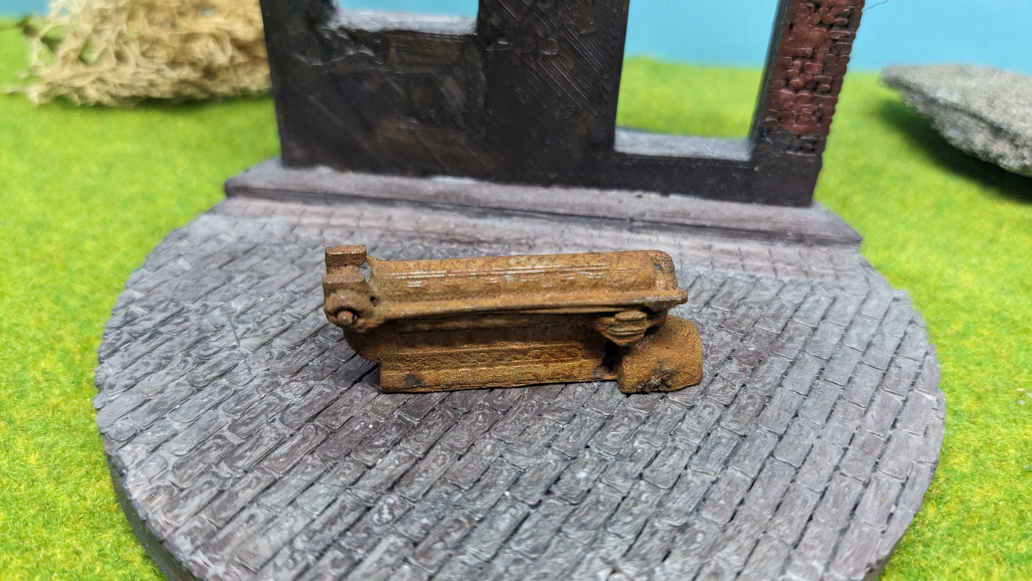 Dieselmotor / Schiffsdiesel als Ladegut (wahlweise im Rostlook)