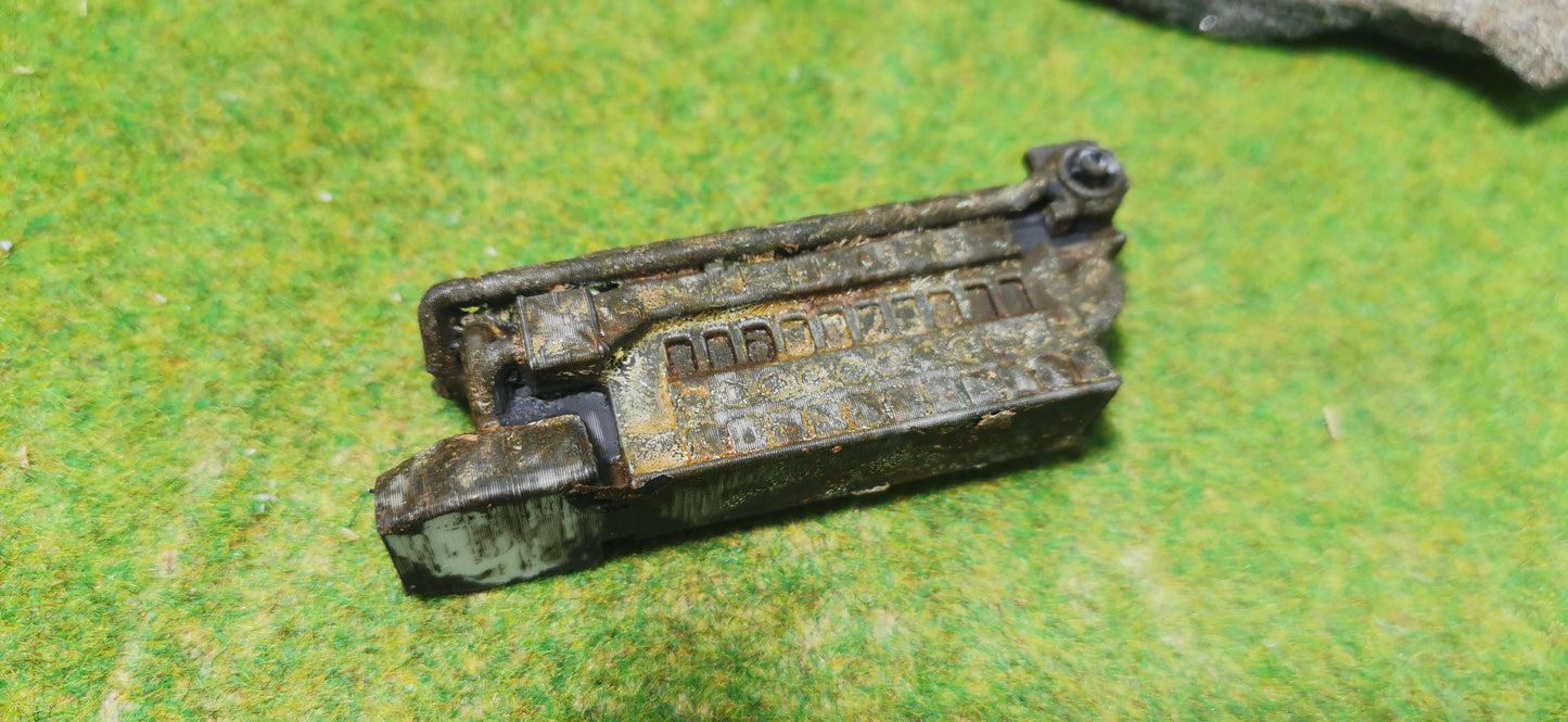 Dieselmotor / Schiffsdiesel als Ladegut (wahlweise im Rostlook)