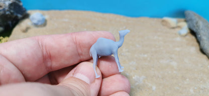 Dromedar / Wüsten Kamel aus Resin 1:87 (H0) - bemalt oder unbemalt