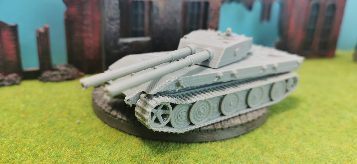 E-100 Ausf. G mit 10.5cm Zwilling Prototyp Panzerkampfwagen