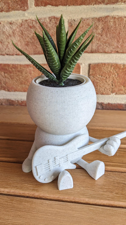Harry Plant "Jimmyplant" lustiger Blumentopf mit E-Gitarre