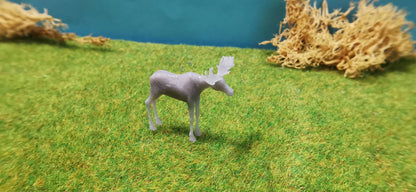 Skandinavischer Elch aus Resin 1:87 (H0) - bemalt oder unbemalt