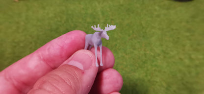 Skandinavischer Elch aus Resin 1:87 (H0) - bemalt oder unbemalt