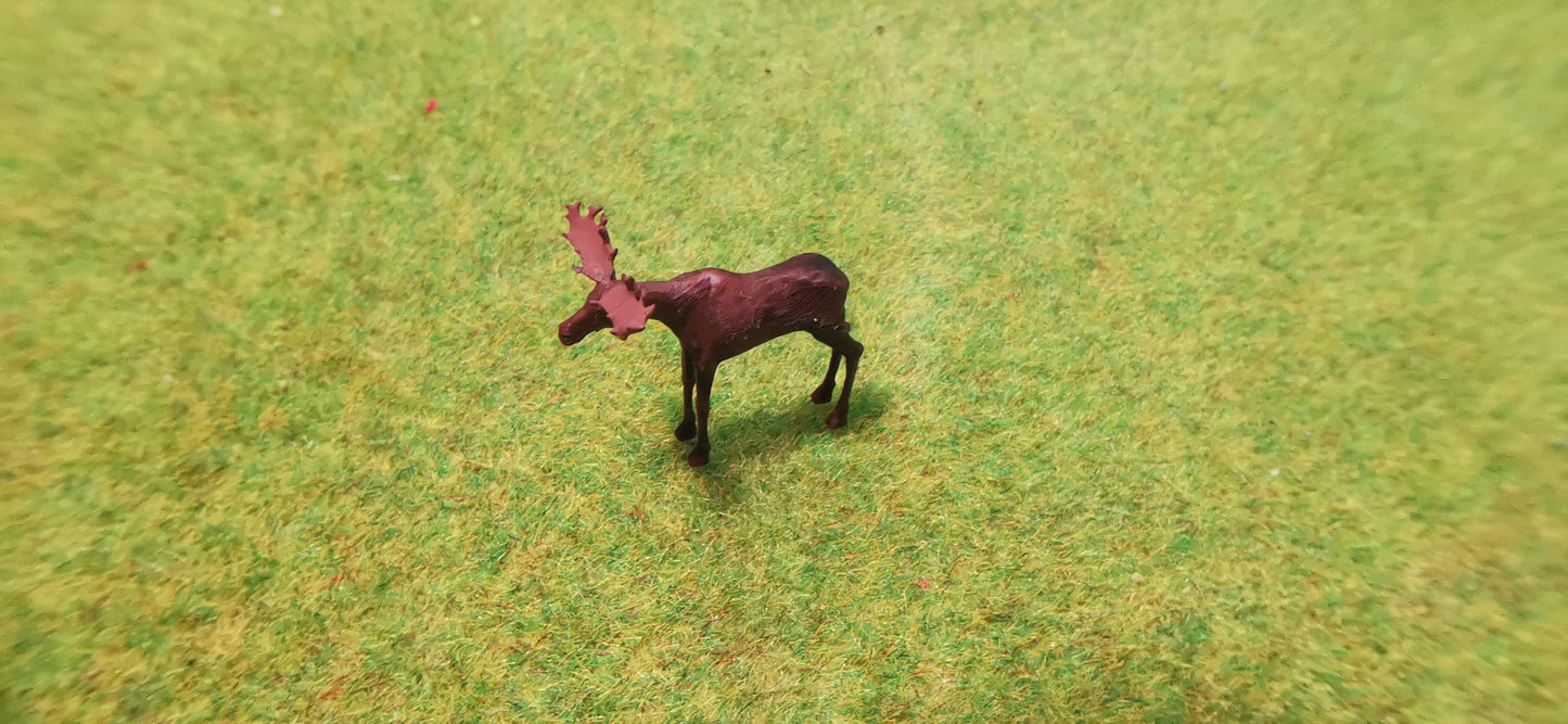 Skandinavischer Elch aus Resin 1:87 (H0) - bemalt oder unbemalt