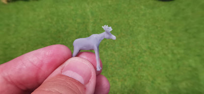 Skandinavischer Elch aus Resin 1:87 (H0) - bemalt oder unbemalt