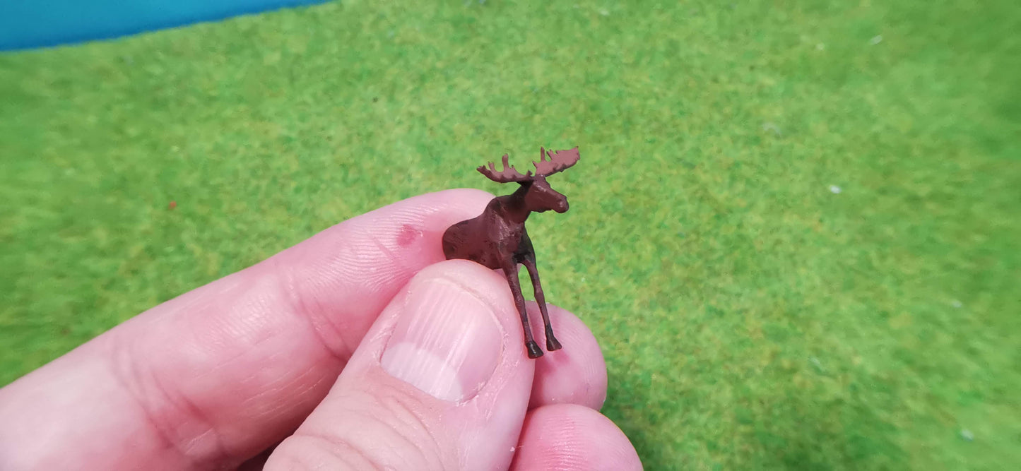 Skandinavischer Elch aus Resin 1:87 (H0) - bemalt oder unbemalt