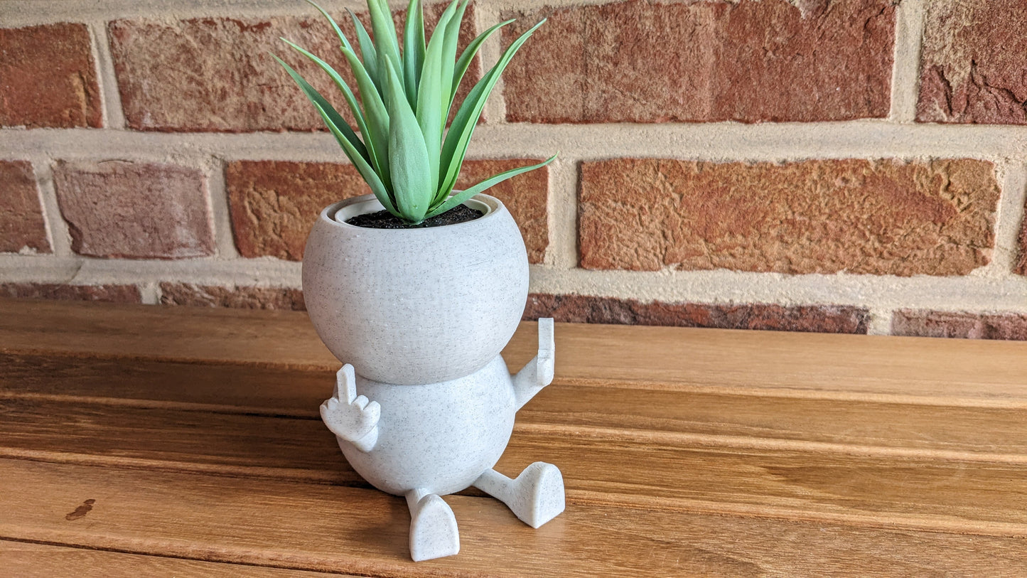 Harry Plant "You... me too" lustiger Blumentopf