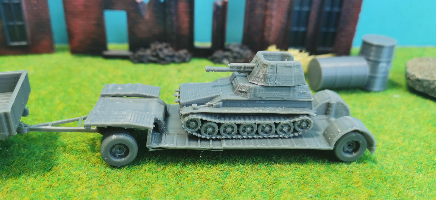 Faun L900 LKW inkl. Sd.Ah. 115 Tiefladeanhänger