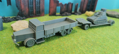 Faun L900 LKW inkl. Sd.Ah. 115 Tiefladeanhänger