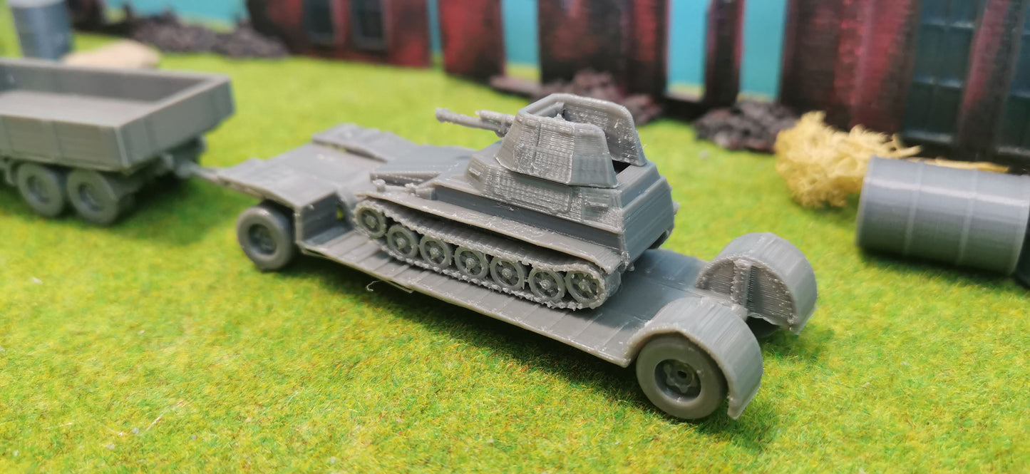 Faun L900 LKW inkl. Sd.Ah. 115 Tiefladeanhänger