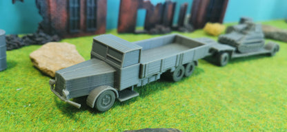 Faun L900 LKW inkl. Sd.Ah. 115 Tiefladeanhänger