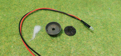 Feuerschale Feuerkorb inkl. Feuer LED Brandflackern