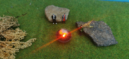 Feuerschale Feuerkorb inkl. Feuer LED Brandflackern