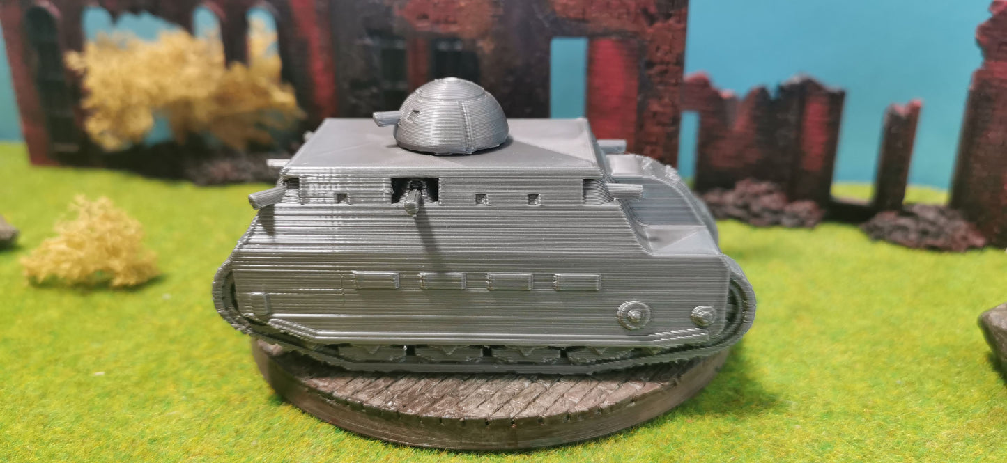 Italienischer F. 2000 schwerer WW1 Panzer