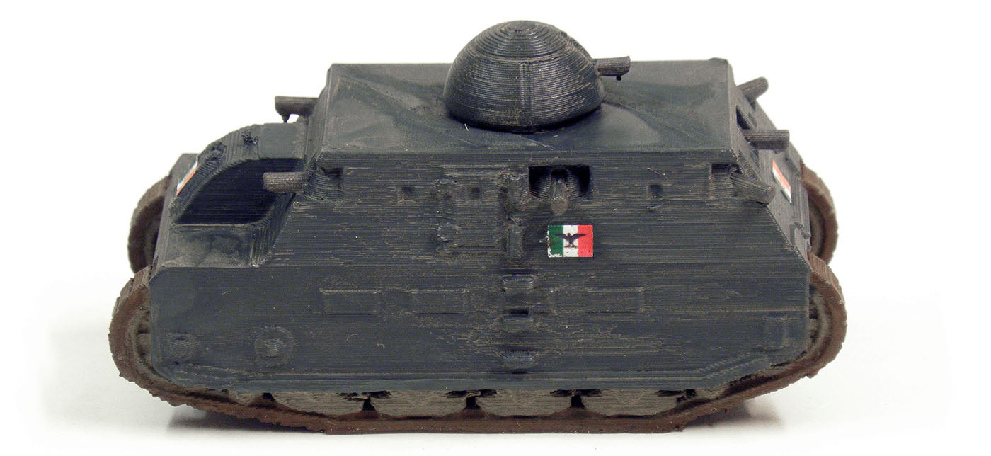 Italienischer F. 2000 schwerer WW1 Panzer