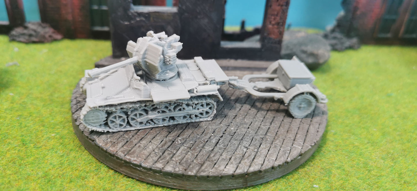 Flakpanzer 1 "Gefechtsstellung" + Anhänger