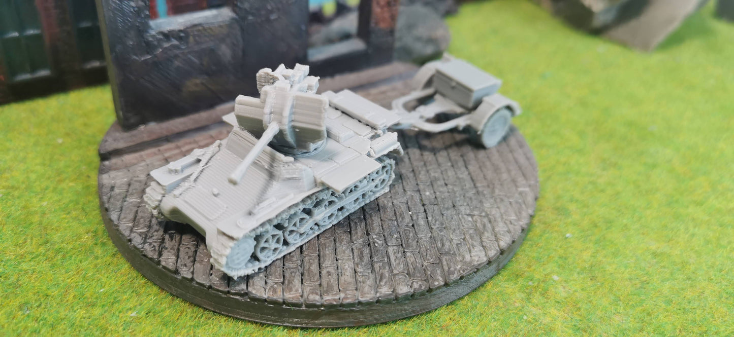 Flakpanzer 1 "Gefechtsstellung" + Anhänger
