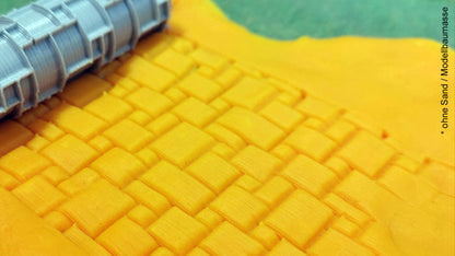 Strukturroller "Französisches Pflaster" Strukturwalze Modellbau