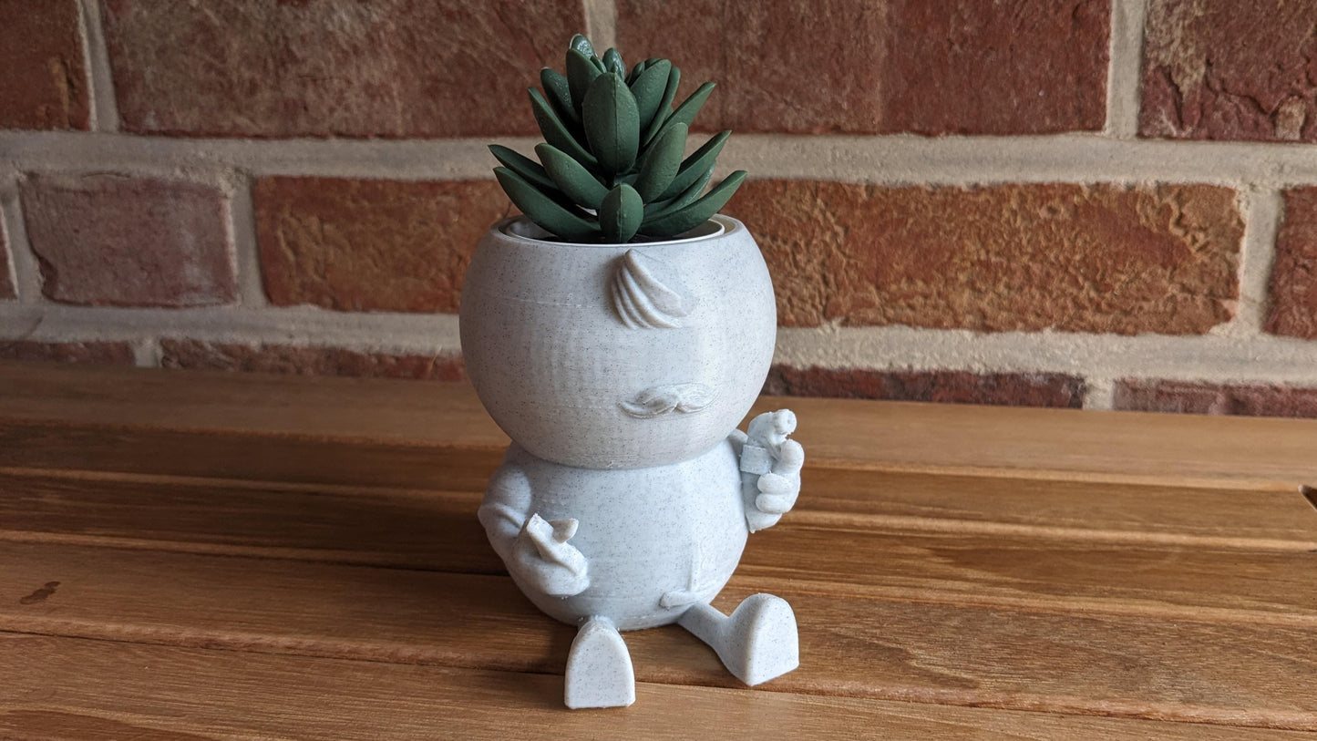 Harry Plant "Hairplant" lustiger Blumentopf als Friseur