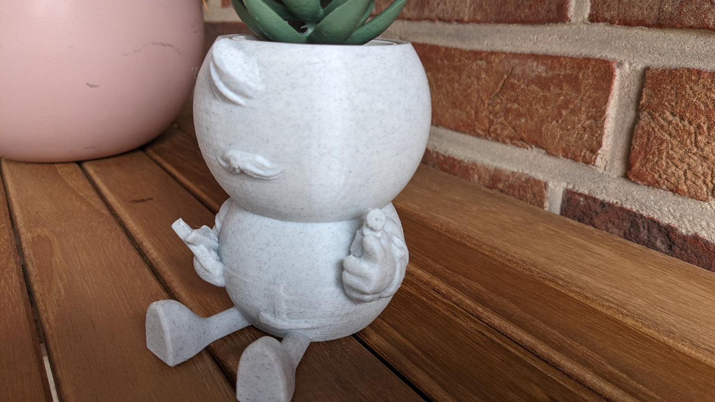 Harry Plant "Hairplant" lustiger Blumentopf als Friseur