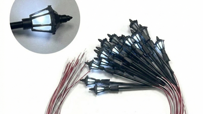 20 Stück Straßenlampen / Parklampen LED Kaltweiß