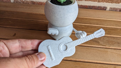 Harry Plant "Johnnyplant" lustiger Blumentopf mit Gitarre