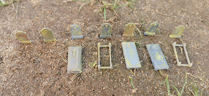 13-teiliges Friedhofs-Set (Grabsteine, Gräber usw.) – wahlweise bemalt