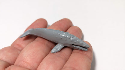 Grauwal Wal Tier für Zoo Diorama 1:87 (Spur H0) - bemalt