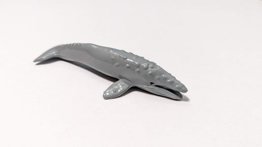 Grauwal Wal Tier für Zoo Diorama 1:87 (Spur H0) - bemalt